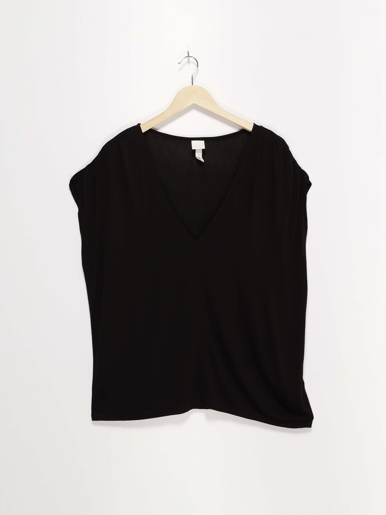 Футболка H&M модель 0771682_чорний Фото