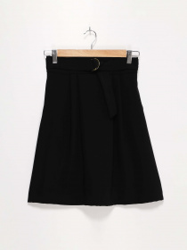 Спідниця міні H&M модель 0774148_чорний Фото