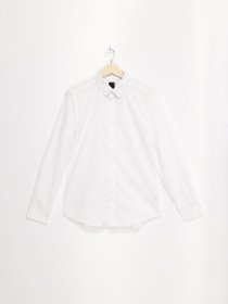 Рубашка H&M модель 0781758_білий Фото