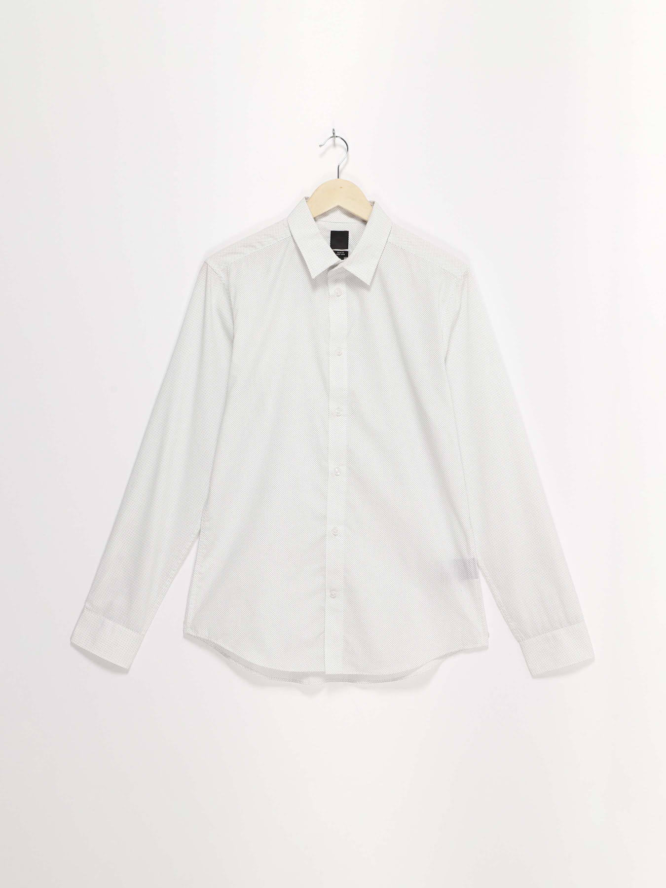 Рубашка H&M модель 0781758_білий з чорним Фото