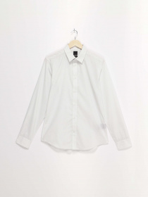 Рубашка H&M модель 0781758_білий з чорним Фото