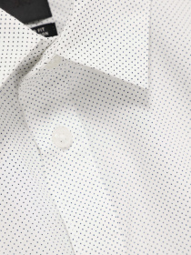 Рубашка повседневная H&M модель 0781758_білий з чорним Фото