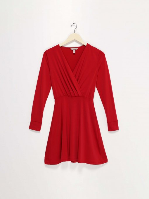 Платье мини H&M модель 0800800_червоний Фото