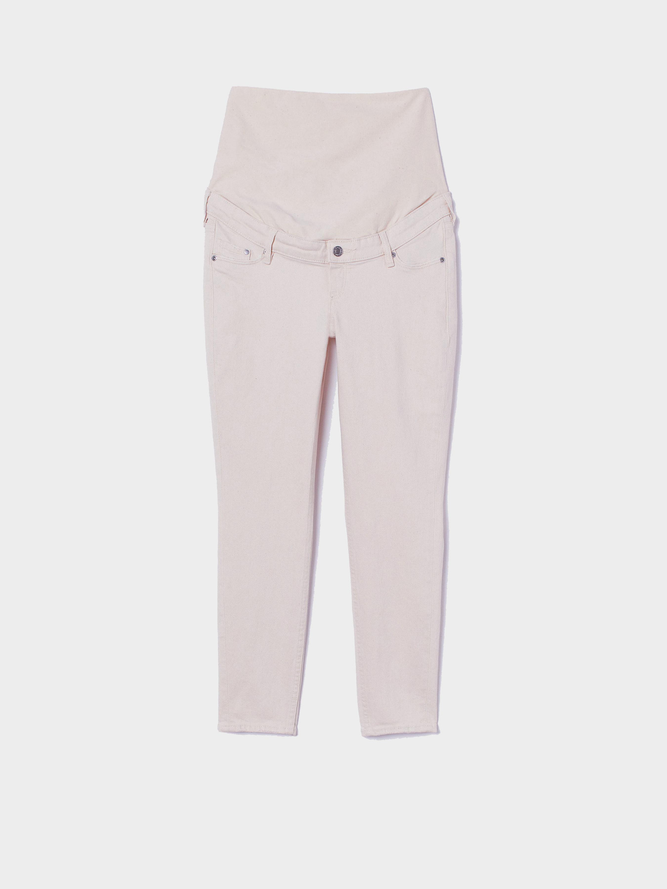 Прямі джинси H&M Модель 0810172_молочний Фото