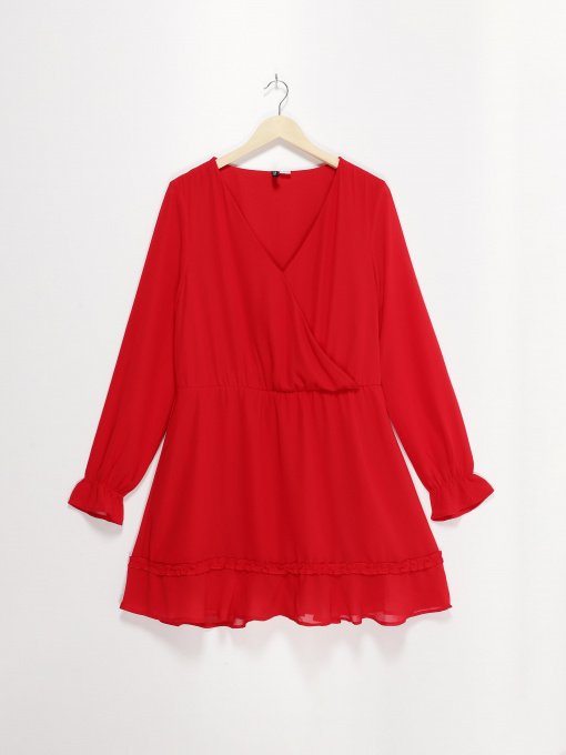 Сукня міні H&M модель 0829432_червоний Фото