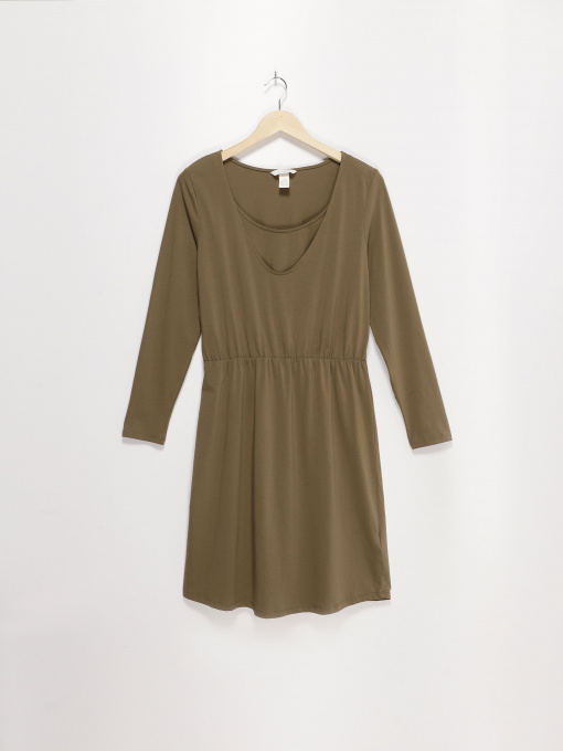 Сукня міні H&M модель 0852488_хакі Фото