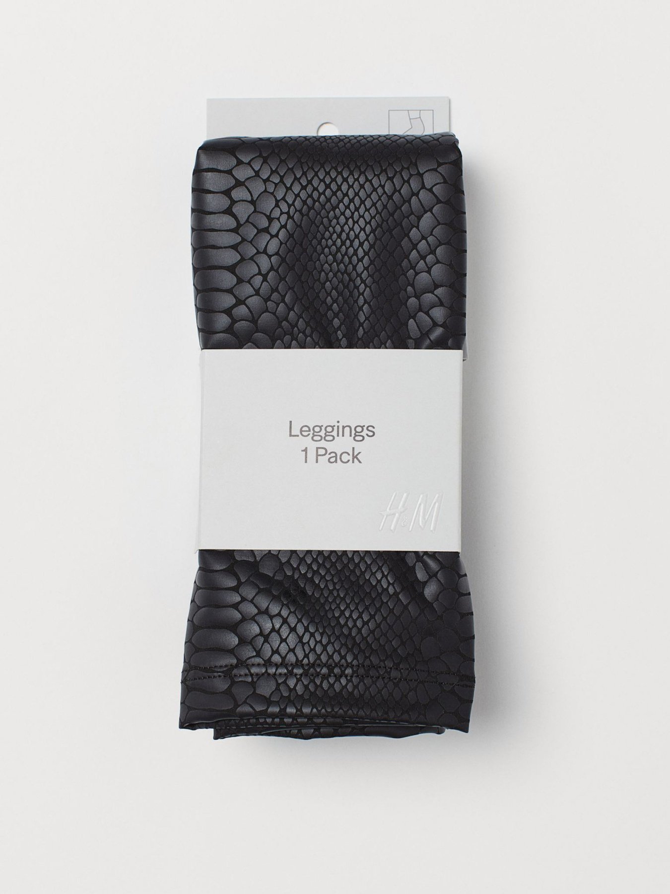 Легінси H&M модель 0748853_чорний Фото