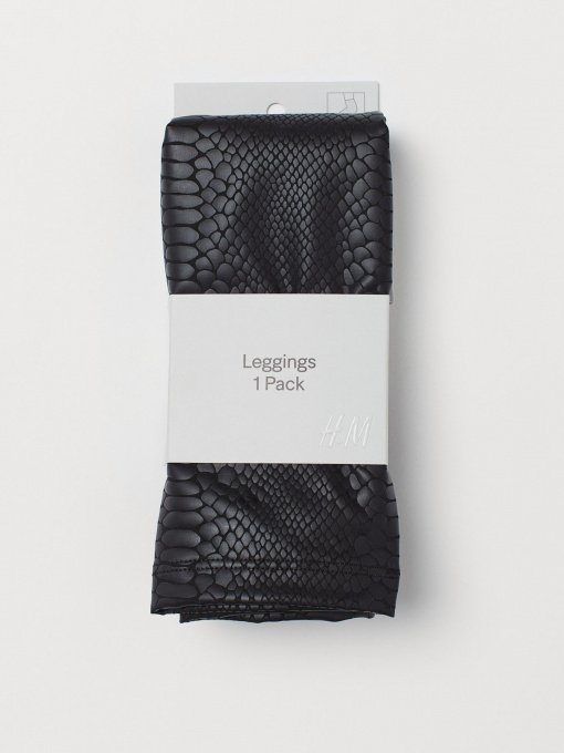 Леггинсы H&M модель 0748853_чорний Фото