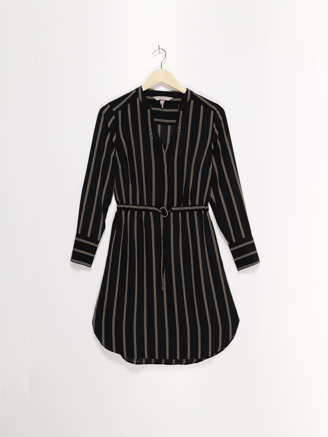 Платье мини H&M модель 0860523_чорний комб. Фото