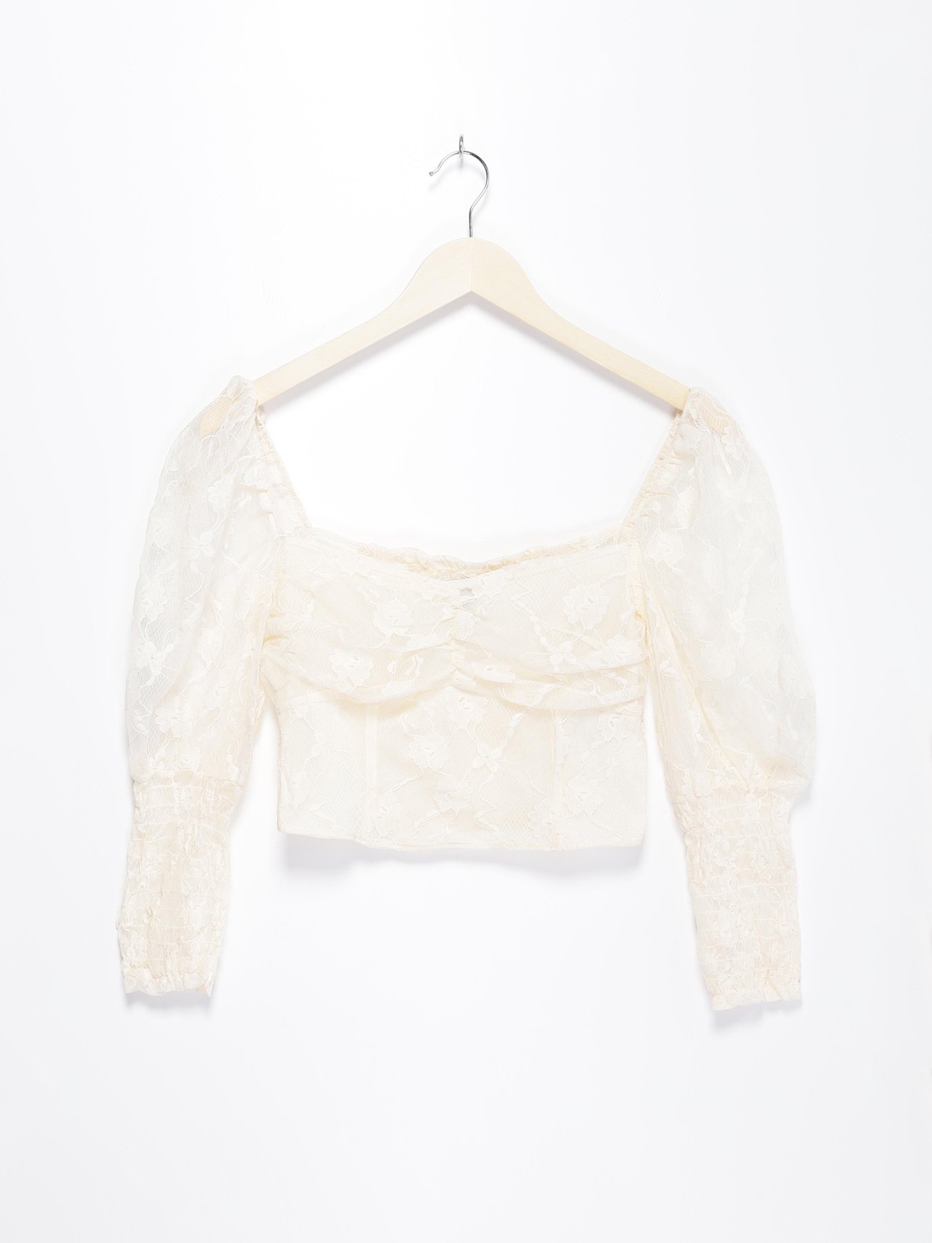 Блуза H&M модель 0888473_бежевий Фото