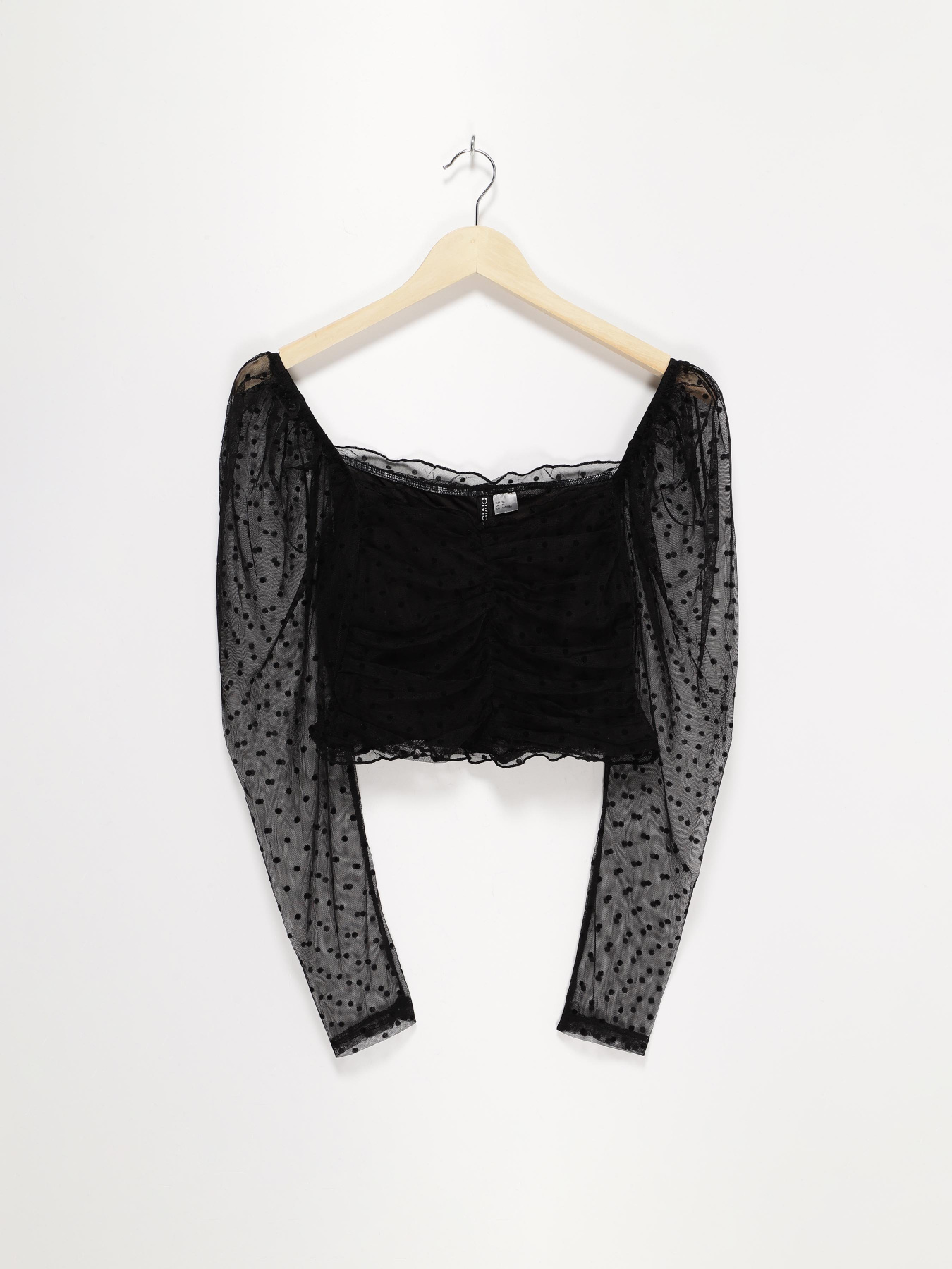 Блуза H&M модель 0898109_чорний Фото