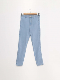 Прямые джинсы H&M модель 0899749_блакитний Фото