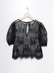 Блуза H&M модель 0928189_чорний Фото