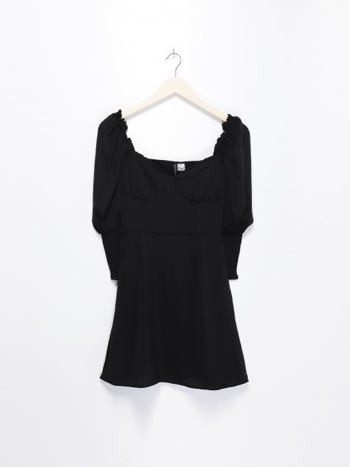 Платье мини H&M модель 0932888_чорний Фото
