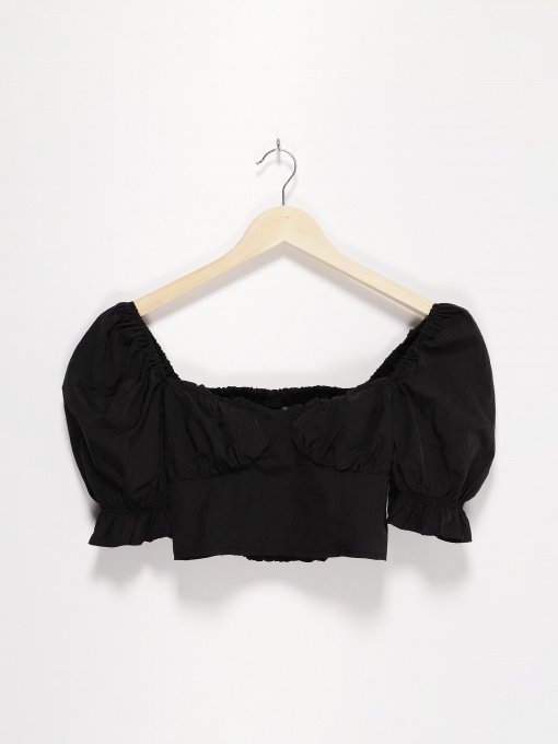 Топ H&M модель 0933675_чорний Фото