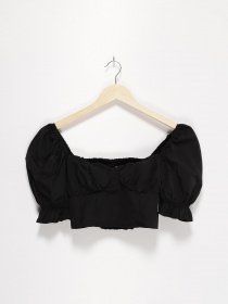 Топ H&M модель 0933675_чорний Фото