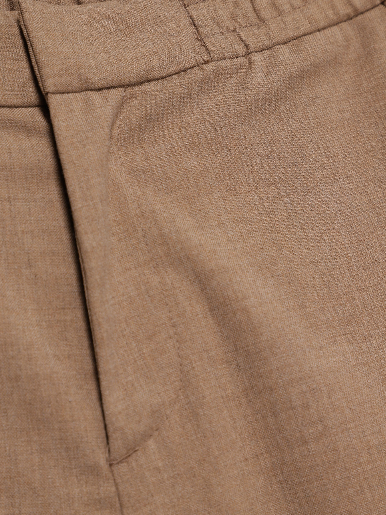 Повседневные штаны H&M модель 0942609_бежевий комб. Фото