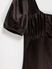 Платье мини H&M модель 09433472_т.коричневий Фото