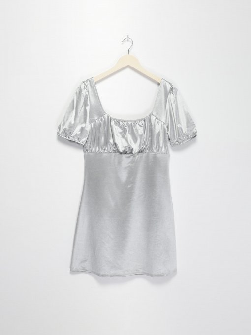 Платье мини H&M модель 09433472K_сірий Фото