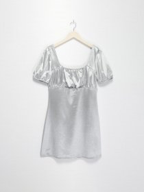 Сукня міні H&M модель 09433472K_сірий Сукня міні H&M модель 09433472K_сірий Фото