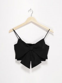 Топ H&M модель 0944668_чорний Фото