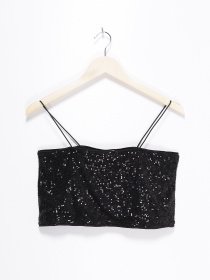 Топ H&M модель 0948225_чорний Фото