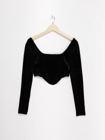 Топ H&M модель 09492322_чорний Фото