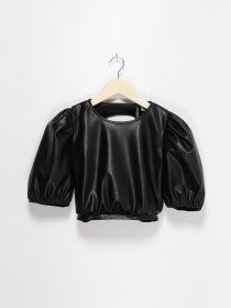 Блуза H&M модель 0949552_чорний Фото