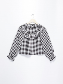 Блуза H&M модель 0961446_білий з чорним Фото