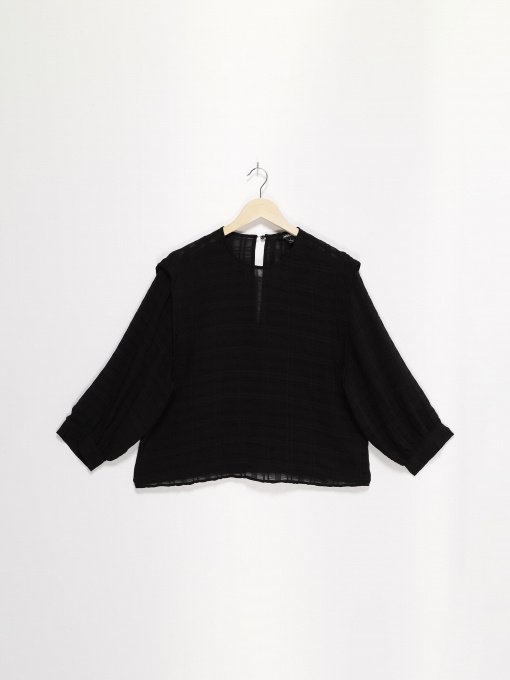 Блуза H&M модель 0974986_чорний Фото