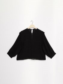 Блуза H&M модель 0974986_чорний Фото