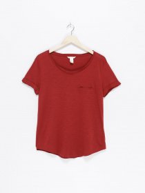 Футболка H&M модель 0189955_коричневий Фото