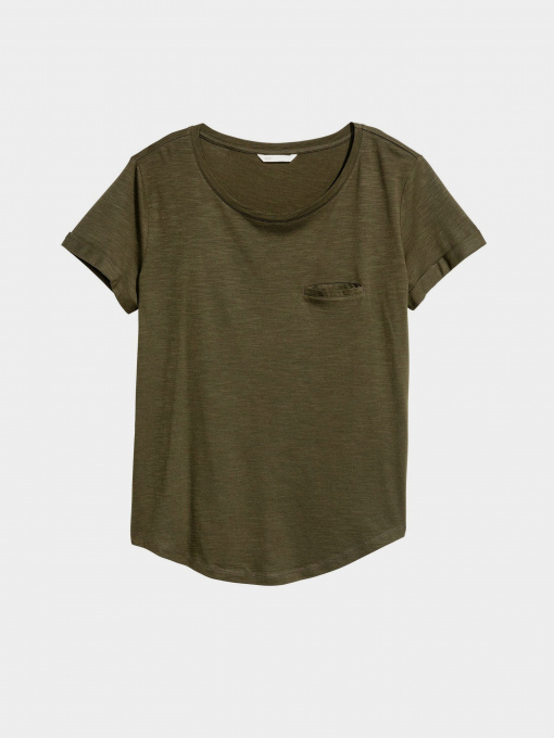 Футболка H&M модель 0189955_т.хакі Фото