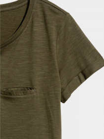Футболка H&M модель 0189955_т.хакі Фото