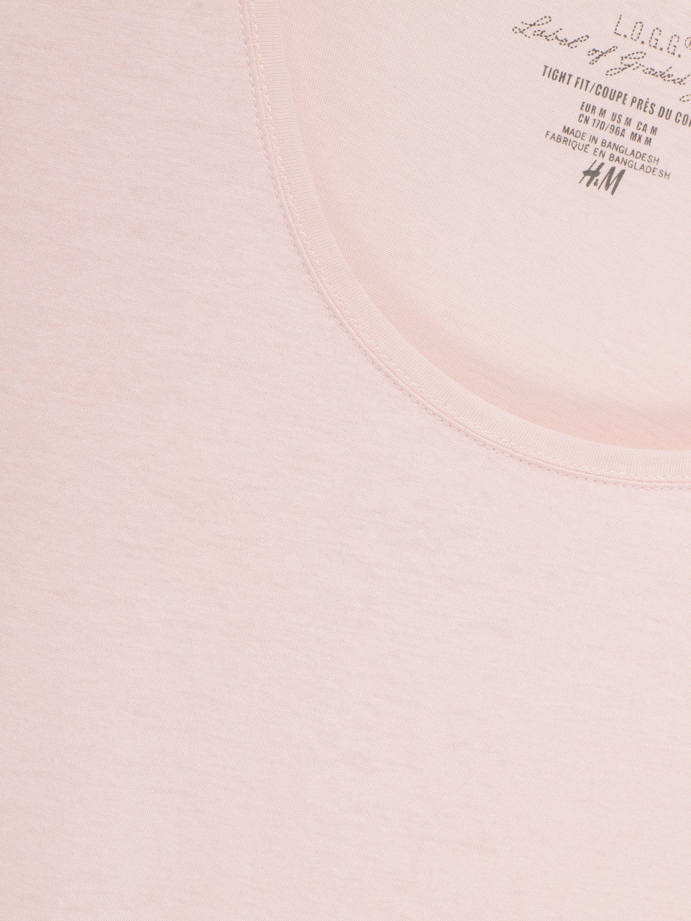 Футболка H&M модель 0298243_с.рожевий Фото
