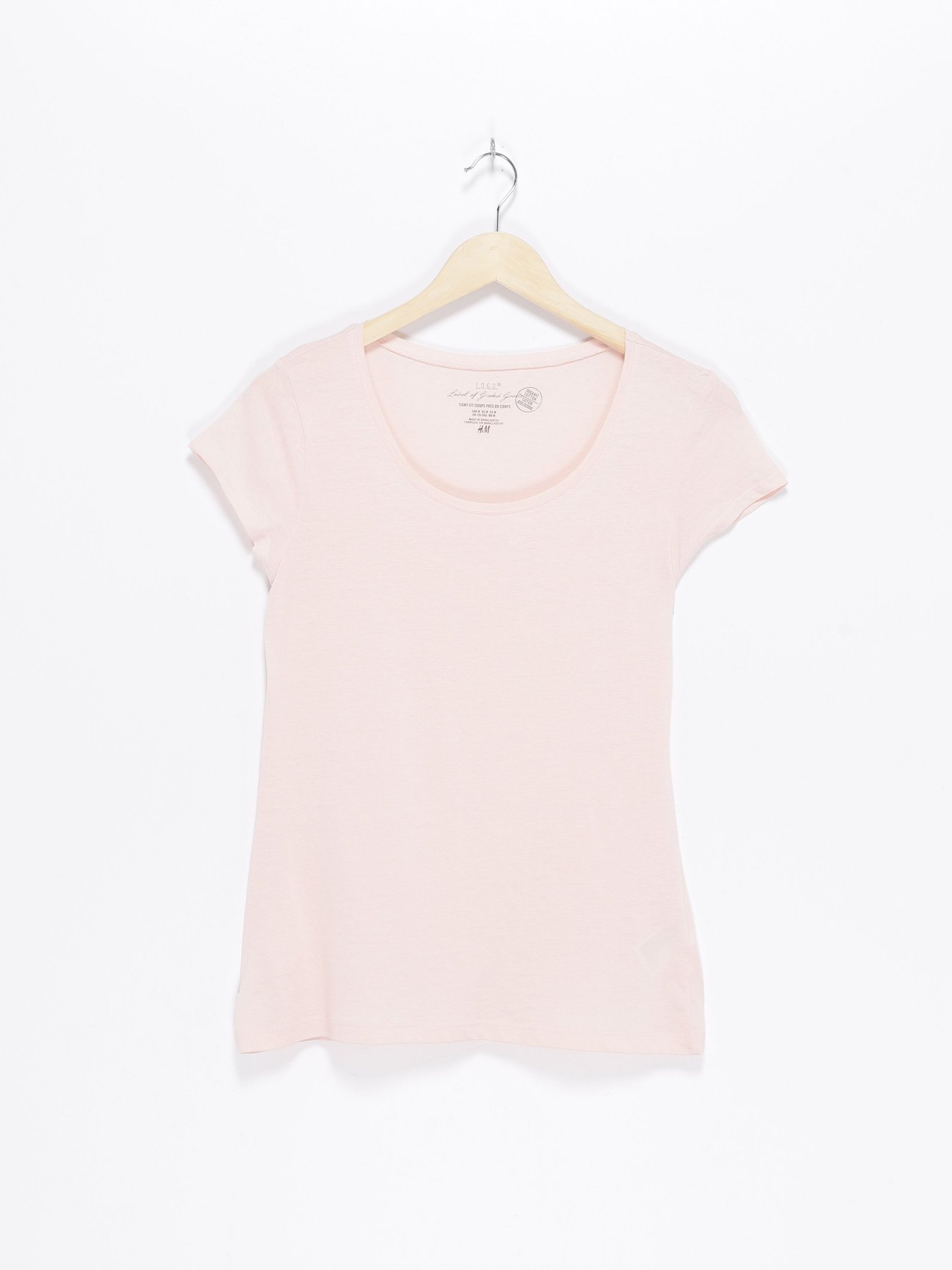 Футболка H&M модель 0298243_с.рожевий Фото