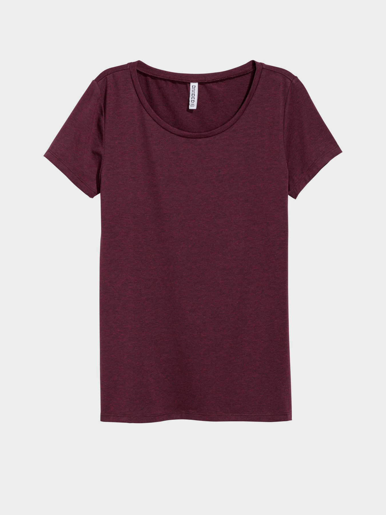 Футболка H&M модель 0306307_т.бордовий Фото