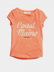 Футболка H&M модель 03202470_помаранчевий комб. Фото