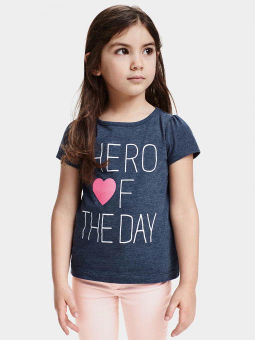 Футболка H&M модель 0350267_т.синій комб. Фото