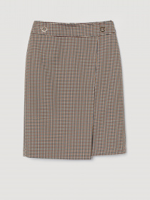 Юбка миди H&M модель 0778476_т.сірий комб. Фото