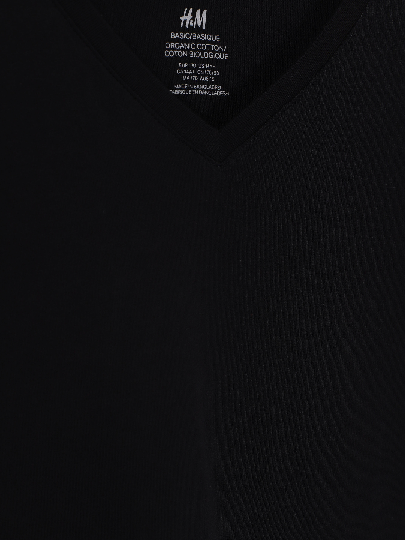 Футболка H&M модель 04039901_чорний Фото