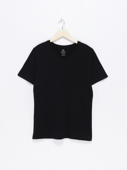 Футболка H&M модель 04039901_чорний Фото
