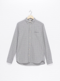 Рубашка H&M модель 0422950_сірий комб. Фото