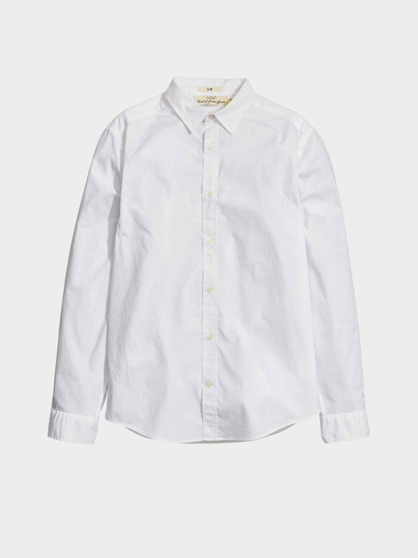 Сорочка повсякденна H&M модель 0436711_білий Фото