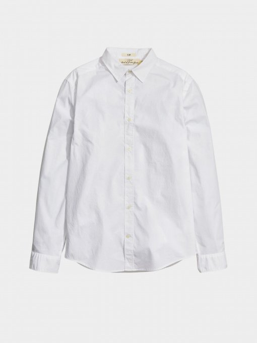 Сорочка повсякденна H&M модель 0436711_білий Фото