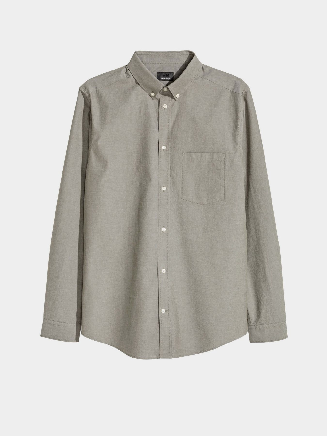 Рубашка H&M модель 0437034_с.хакі Фото