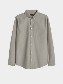 Сорочка повсякденна H&M модель 0437034_с.хакі Фото