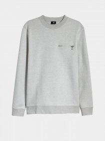 Світшот H&M модель 0438958_сірий Світшот H&M модель 0438958_сірий Фото