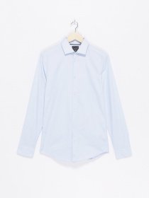 Рубашка H&M модель 0443086_блакитний Фото