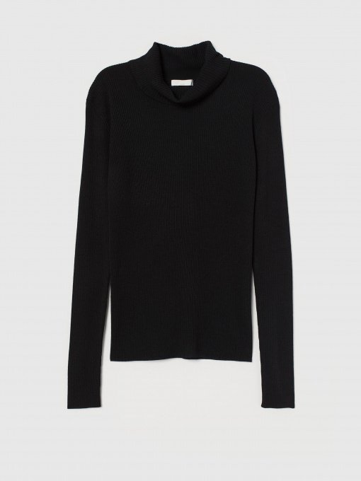 Водолазка H&M модель 0779324_чорний Фото